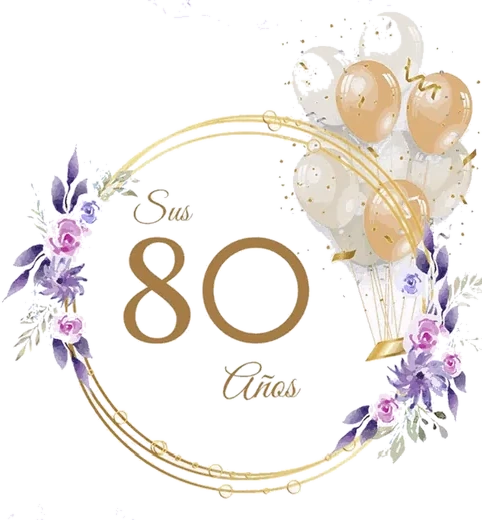 Sus 80 años